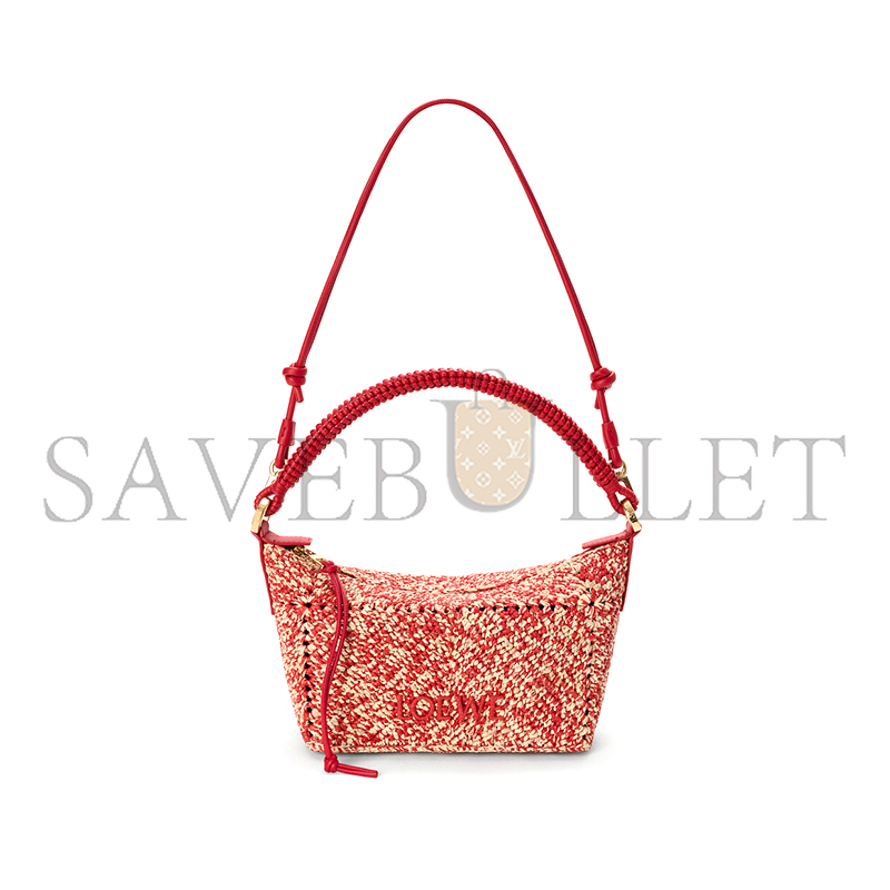 LOEWE CALA MINI BAG IN MELANGE RAFFIA A120HPLX16 (26*13*10cm)